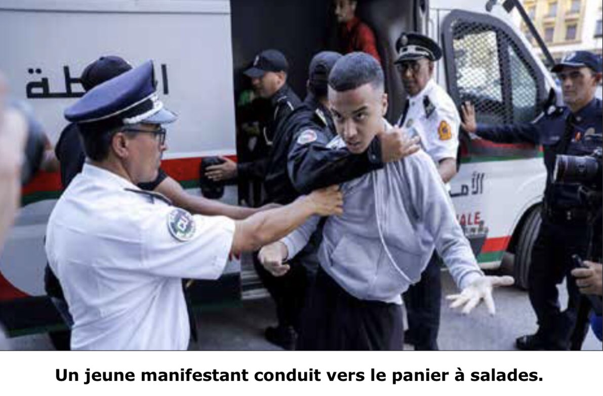 Afiri1789's tweet image. LE CANARD LIBÉRÉ — Au Maroc, le mouvement #GenZ212 dénonce une répression jugée aveugle : arrestations massives, violences et 3 morts déjà. Entre colère sociale et approche sécuritaire, la fracture s’élargit.
#Maroc #Protestations #Discord