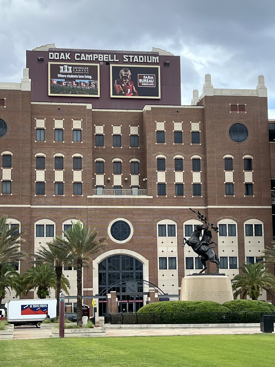 Officially in enemy territory. Live reports from Tallahassee to preview the Miami-FSU showdown on <a href="/WPLGLocal10/">WPLG Local 10 News</a> at 4, 5 and 6pm.