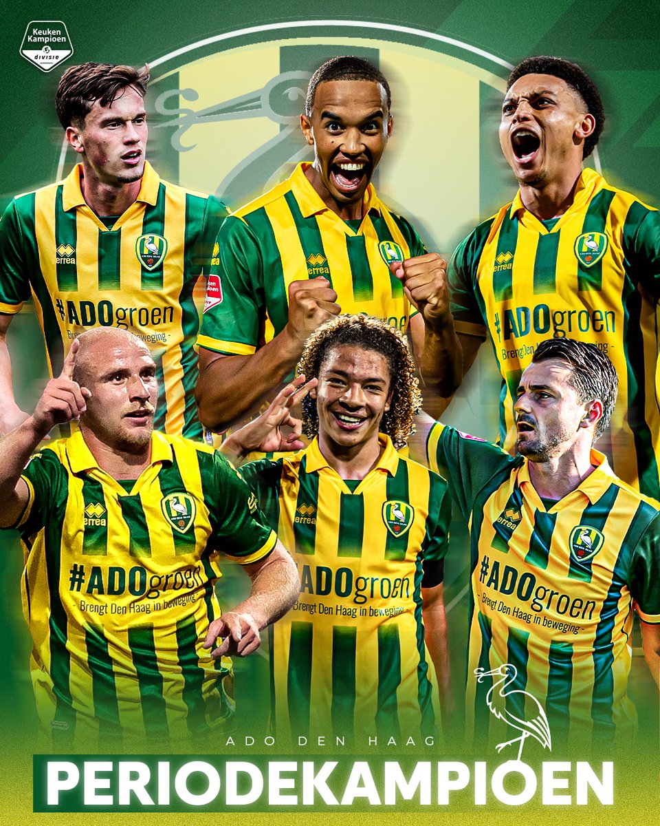 𝐀𝐃𝐎 𝐃𝐞𝐧 𝐇𝐚𝐚𝐠 𝐢𝐬 𝐩𝐞𝐫𝐢𝐨𝐝𝐞𝐤𝐚𝐦𝐩𝐢𝐨𝐞𝐧 🏆

Namens de Keuken Kampioen Divisie feliciteren wij hen met het Bronzen Kampioensschild! 🔰

#KeukenKampioenDivisie