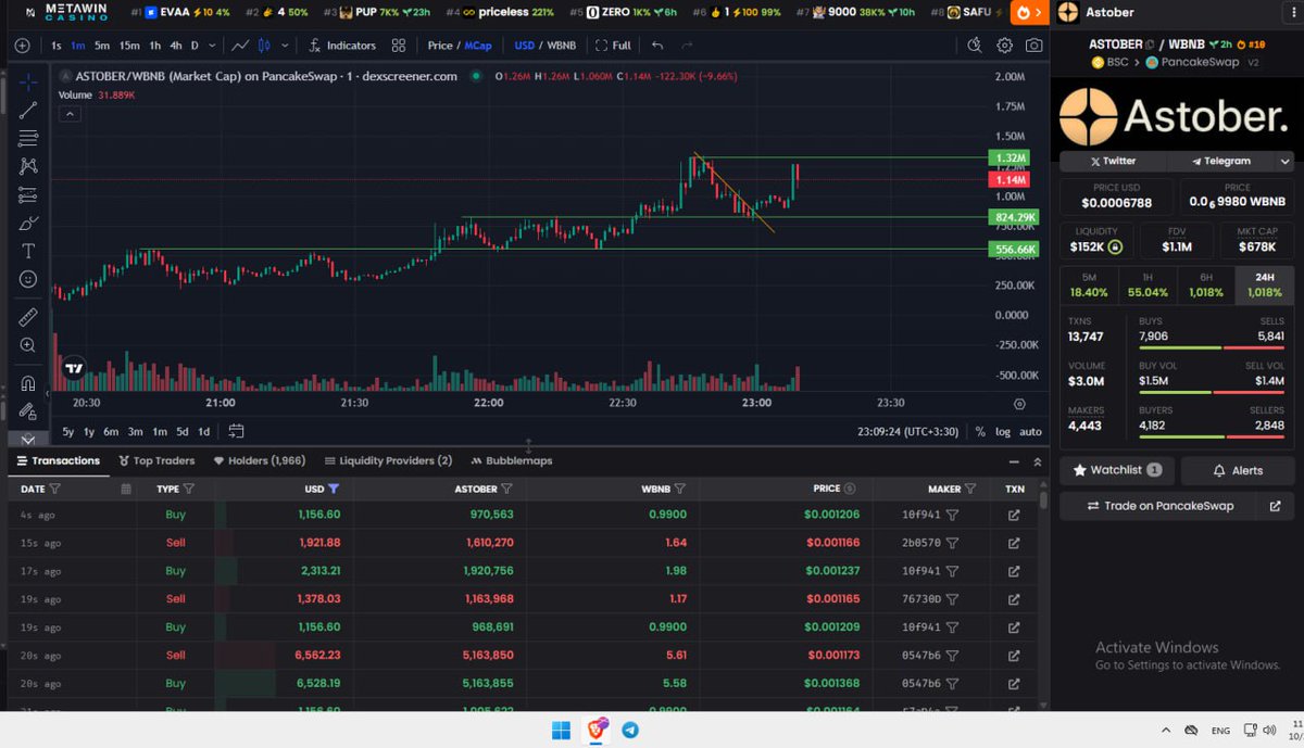 pm0_xx's tweet photo. I invested 500usd in Astober meme on #BNB  BY reason @cz_binance  post , #NFA #DYOR https://t.co/ayfkzBM0uR