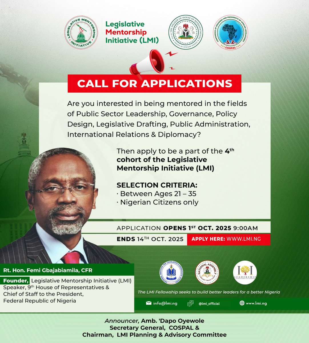 Legislative Mentorship Initiative tweet media