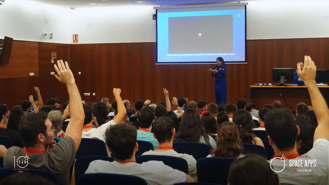 🚀¡Hora de despegar el #SpaceAppsValencia 2025!

Damos la bienvenida a todos los astronautas que se embarcan en esta misión🧑‍🚀

👉¡Un fin de semana muy especial donde celebramos 10 años conectados al hackathon más grande del del mundo!

📆Consulta la agenda:spaceappsvalencia.es/#agenda