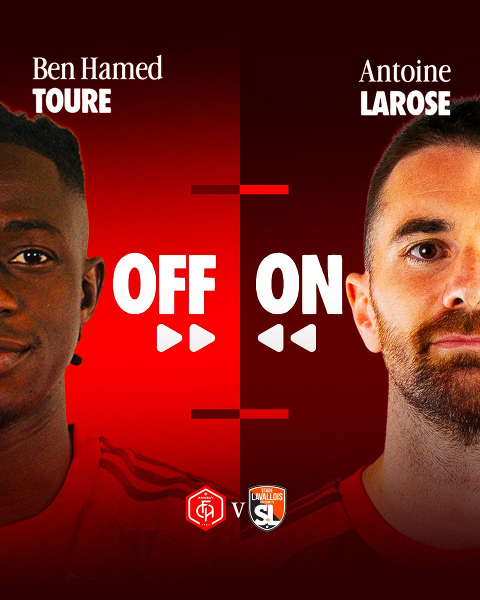⏩ 83’ ⚔️ (0-0)

🔁Larose fait son retour sur les pelouses et remplace Touré !

#AllobrogesVaillants
#FCALAVAL