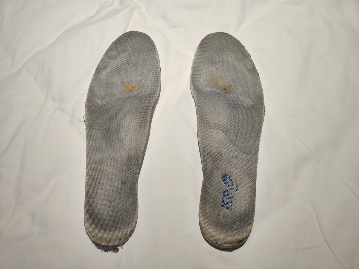 HunkForgeArt's tweet photo. Hmm… some of you are begging to see my 13-inch soles? Guess I’ll show them off for you…These were white shoes once, you know—just worn for a few weeks.
Hmm… anyone wanna see my socks? https://t.co/7V4P9lpeMr