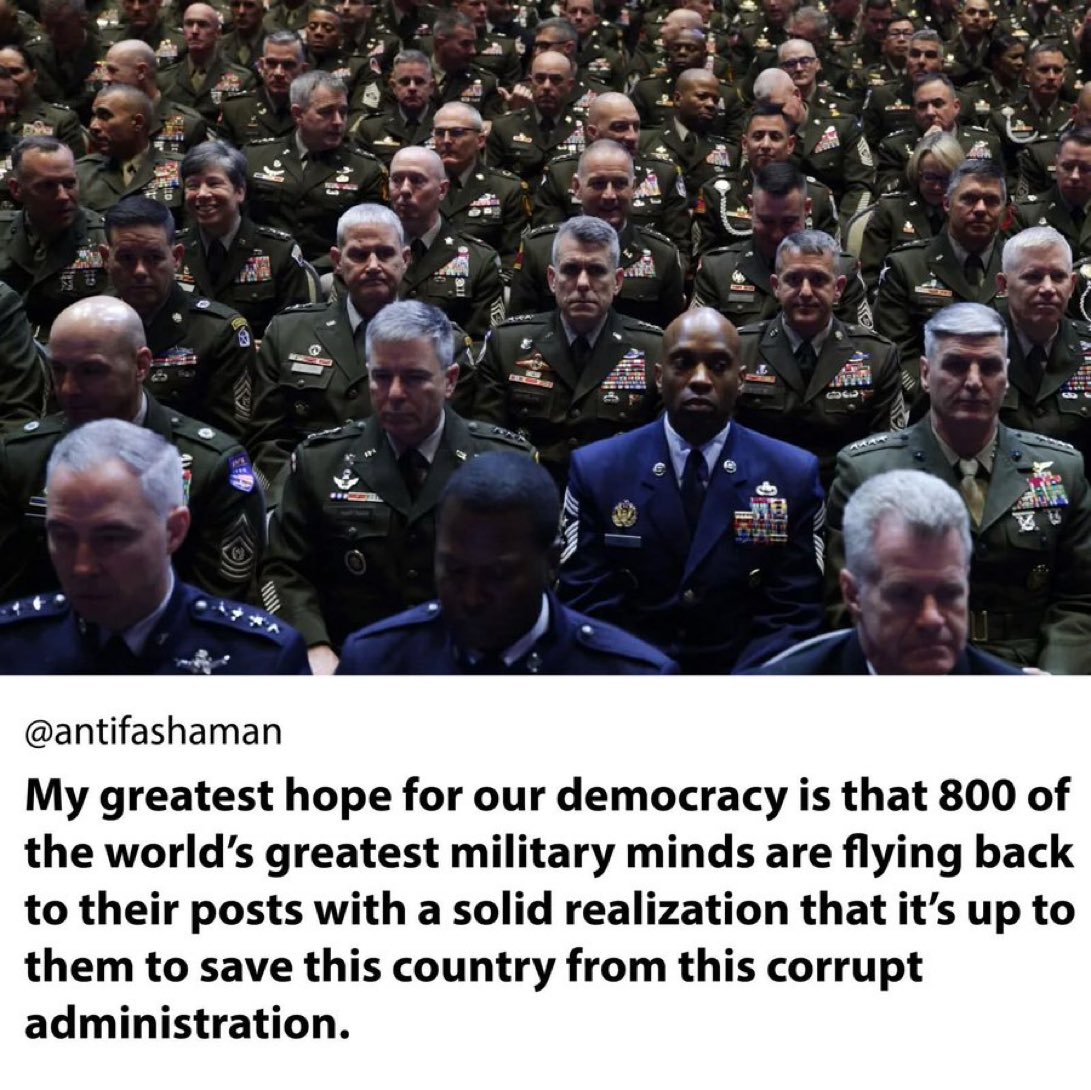 Take a Moment to reflect on this picture and be thankful that these are the protectors of freedom that we depend on as Americans