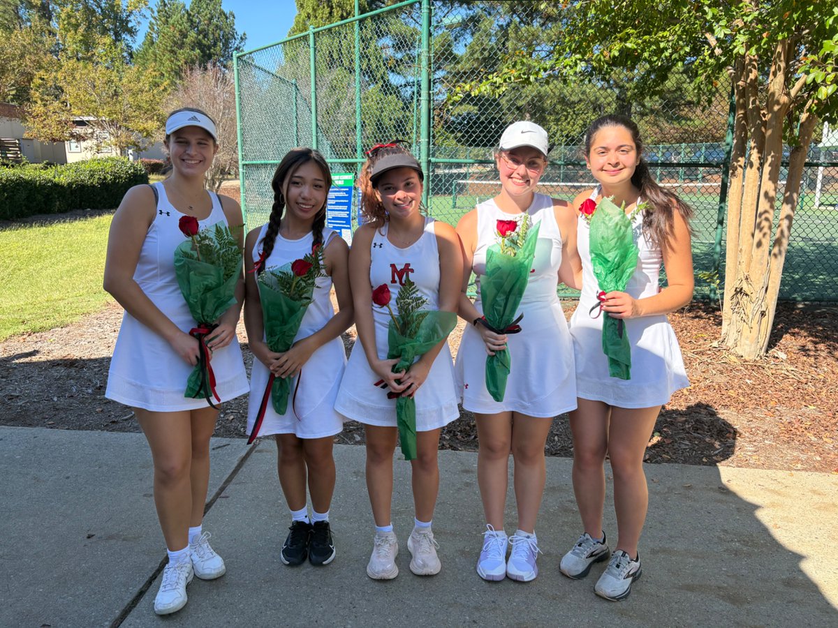 W Tennis: Great day celebrating our senior tennis players yesterday afternoon! Thank you Ladies for making it a special season.