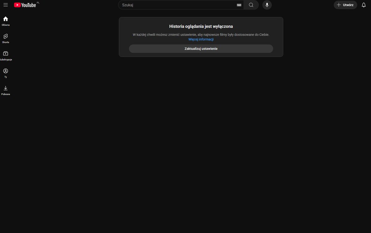 Micha53469284's tweet photo. @KupoGames Oh, I just deleted by watch history and disabled recording new ones and my main page just looks like this, honestly I don't really miss it that much https://t.co/11ZLwOJlNY