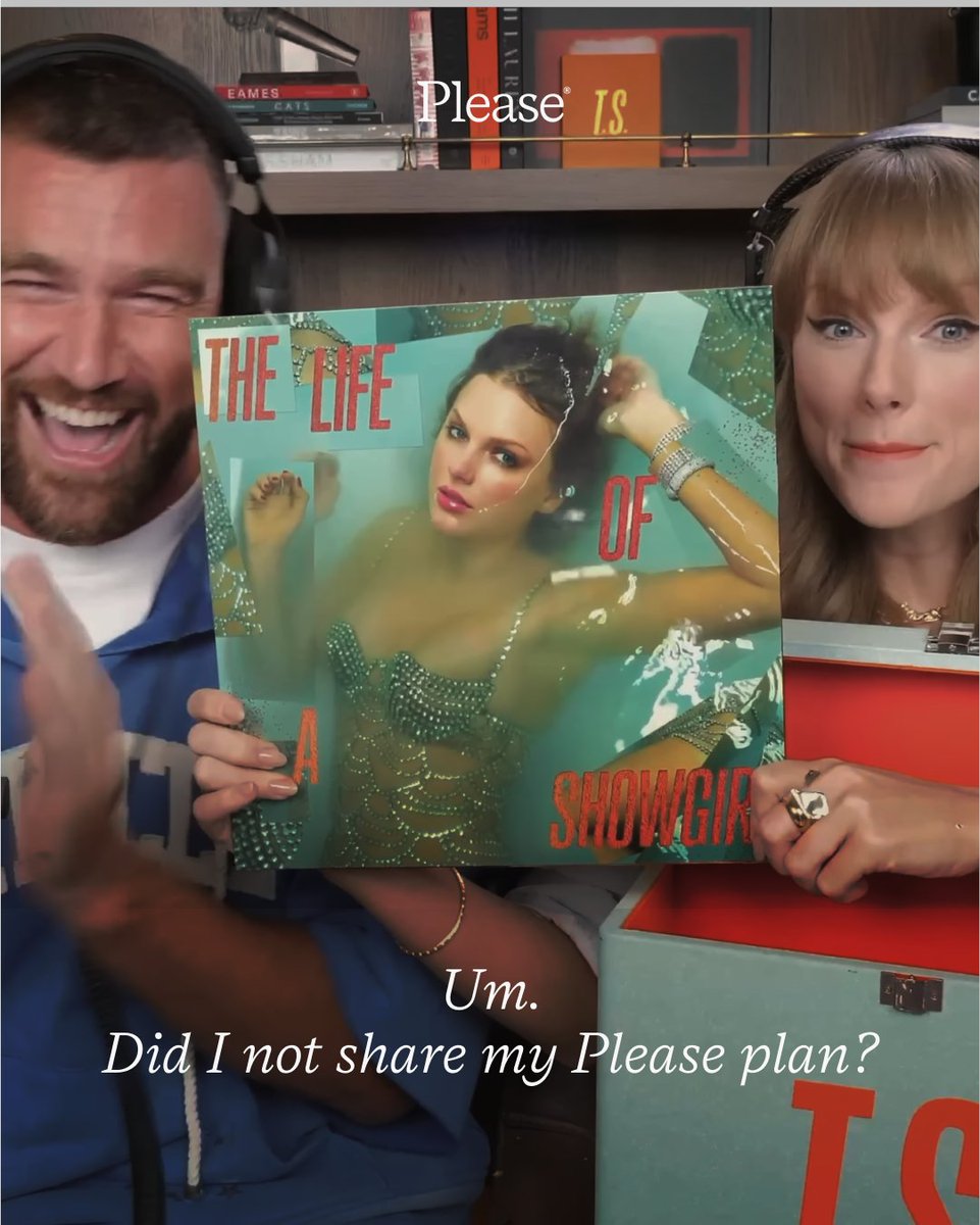 “How did you not know it was Taylor’s album release day? I sent you my plan on Please!”

We’re excited to celebrate the release of The Life of a Showgirl! 💿✨

#TaylorSwift