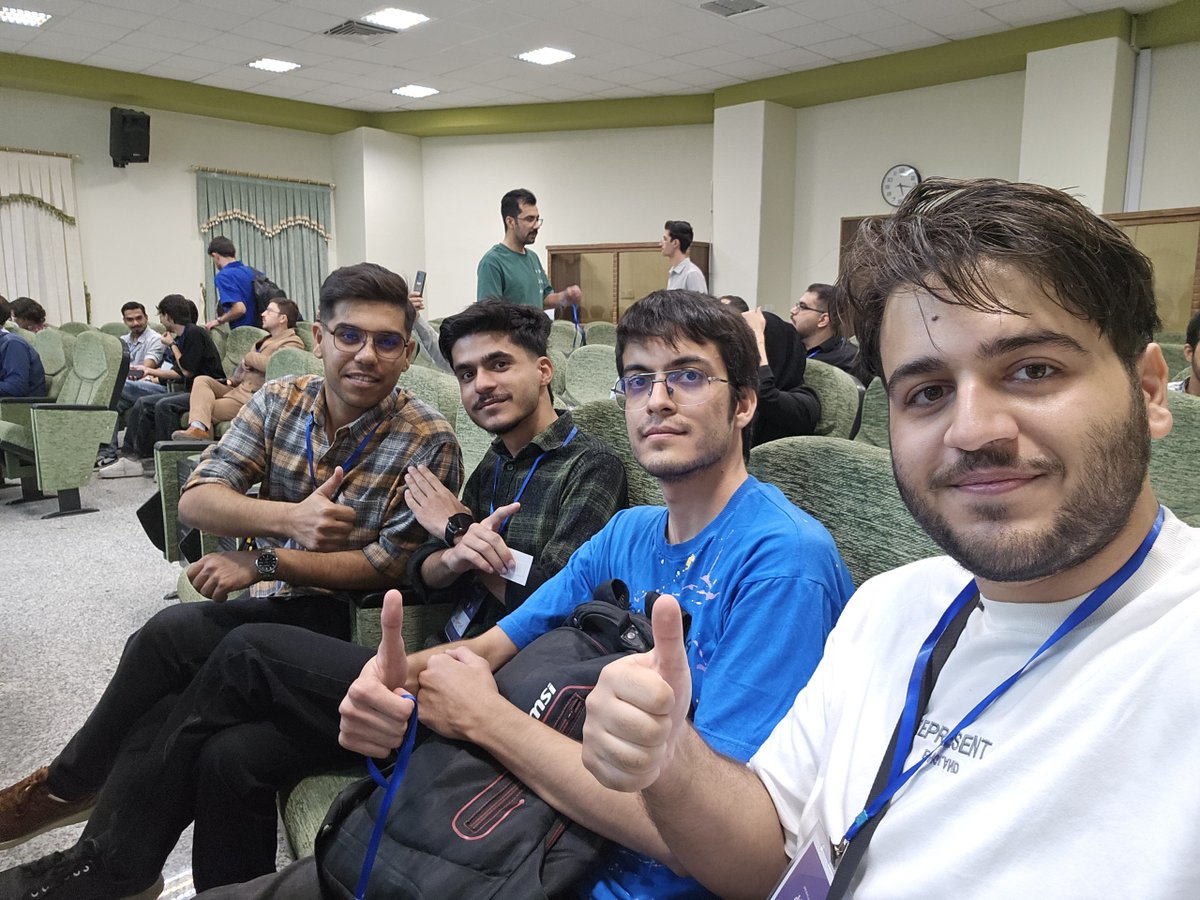 amirhosseinssl's tweet image. Last night, I joined the Software Freedom Day with some friends, organized by #Birlug.
It wasn’t just a celebration, it was a great chance to network, share ideas, and connect with the #OpenSource community 🚀
Really glad to be part of such a valuable gathering and celebrate this…
