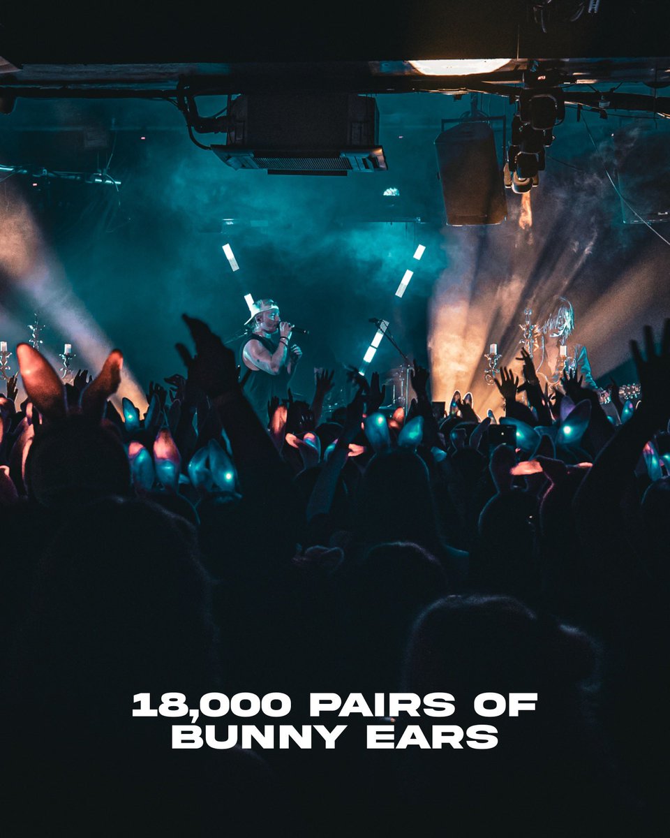 33 shows. 7 countries. sold out. real magic that we might never be able to explain. from the bottom of our hearts, thank you.

This is a moment where we get to call you magicians &amp; our small but mighty team, FAMILY. 

Look at what you’ve done! 🐰