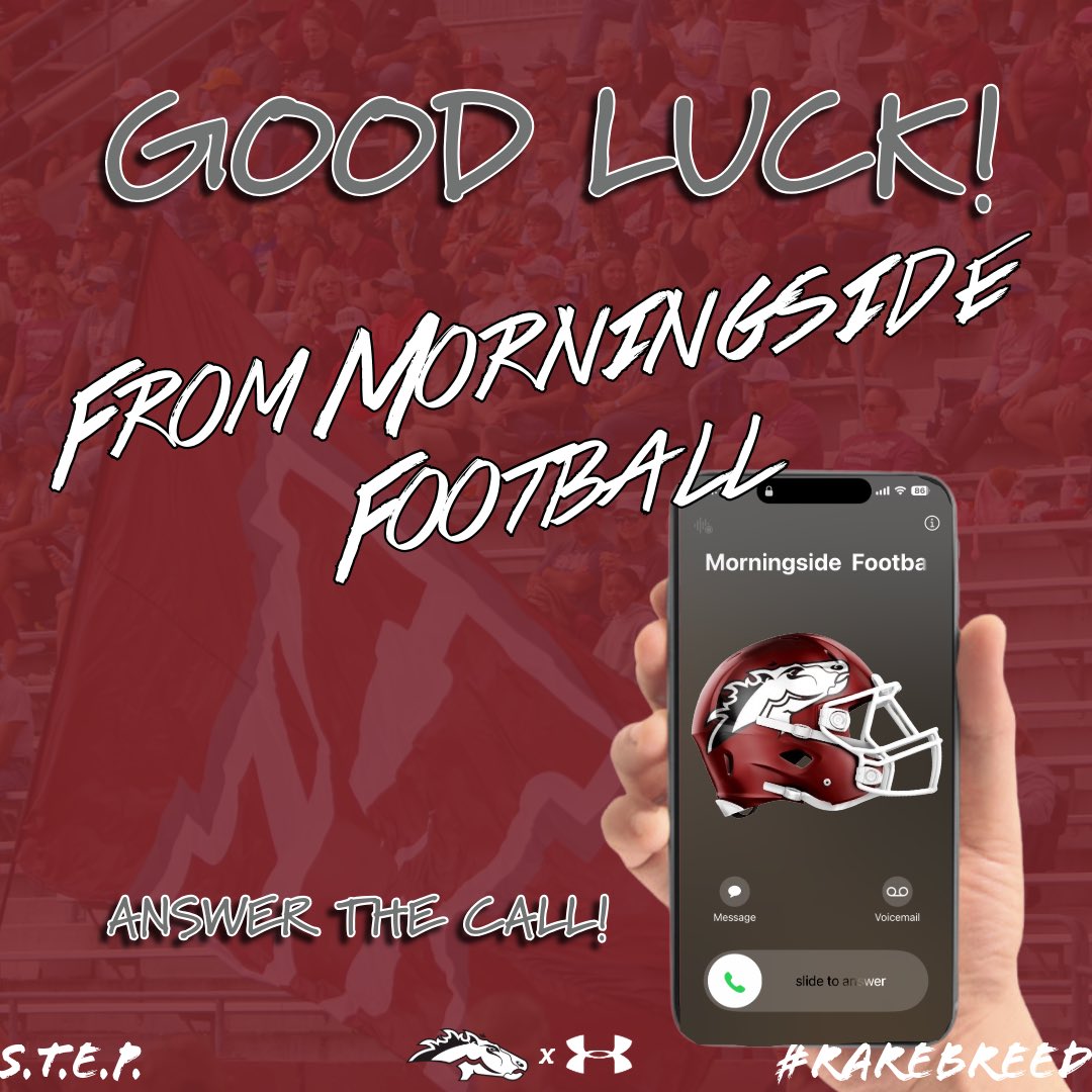 Thanks to <a href="/CoachRoby_/">Tarence Roby</a> for the good luck graphic! <a href="/MsideFootball/">Morningside University Football</a>