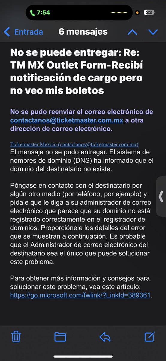 btrix182's tweet photo. @Ticketmaster_Me tengo una compra doble para el monster jam de mañana,los cargos realizados en el banco pero no tengo boletos ya me contactaronpor correo para poner los datos pero al reenviarlos me sale q el correo de ticketmaster no existe, el numero telefonico tampoco sirve. https://t.co/Mc8yELtxkL
