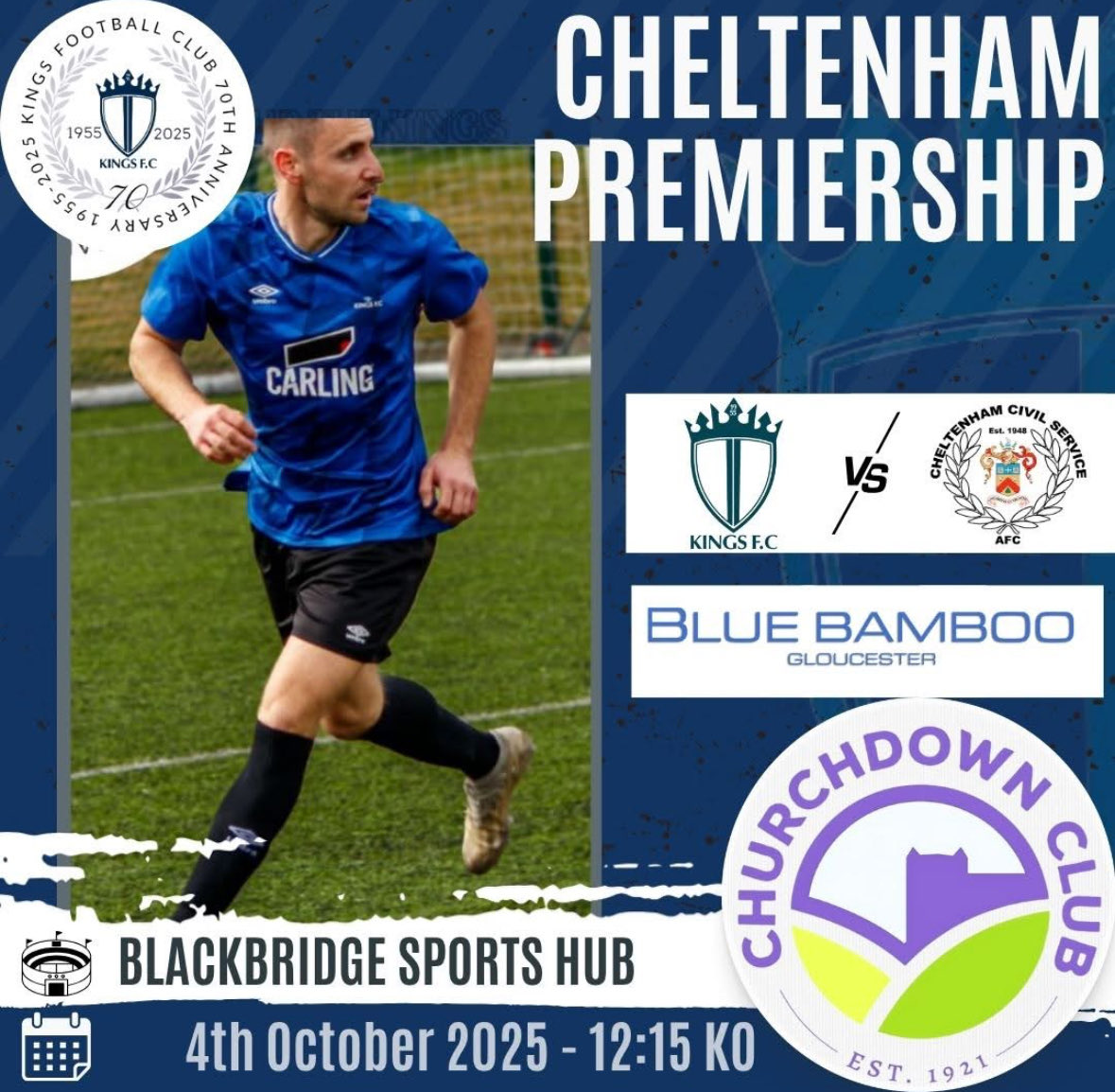 🔥 MATCHDAY ANNOUNCEMENT 🔥

🏆 Kings FC vs Cheltenham Civil Service Reserves

The new league season kicks off tomorrow, and it’s a big one for Kings FC! After a strong performance last week, the squad is buzzing and ready to build on that momentum.