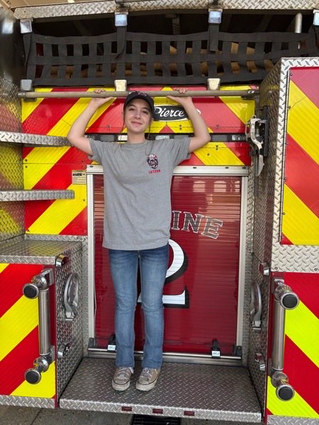Alyssa Blissard is a Law &amp; Public Safety student gaining real-world experience through her internship with the Tupelo Fire Department.🚒🔥 #CareerReady #PublicService #tpsd
