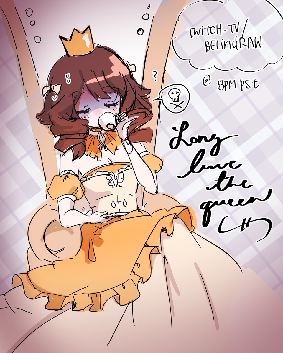 Scary game for October is Long Live the Queen 👑! Starting tonight on stream at 8pm pst 

(the scariest thing is confronting decision paralysis 💀)