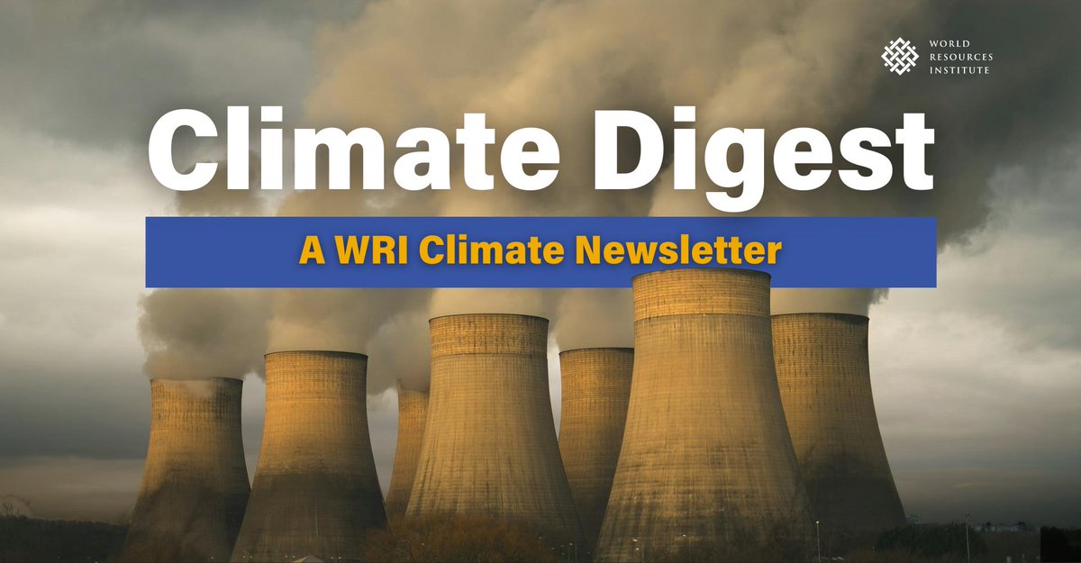 WRIClimate's tweet image. 🌐 #COP30 countdown is on — but do the latest #NDCs really add up? 

🚨 From weak pledges to ocean wins and new emissions standards, this edition of #ClimateDigest has you covered.

Read #newsletter here 👉 bit.ly/4nnGpbv

#ClimateAction #NDC #OceanTreaty #NetZero