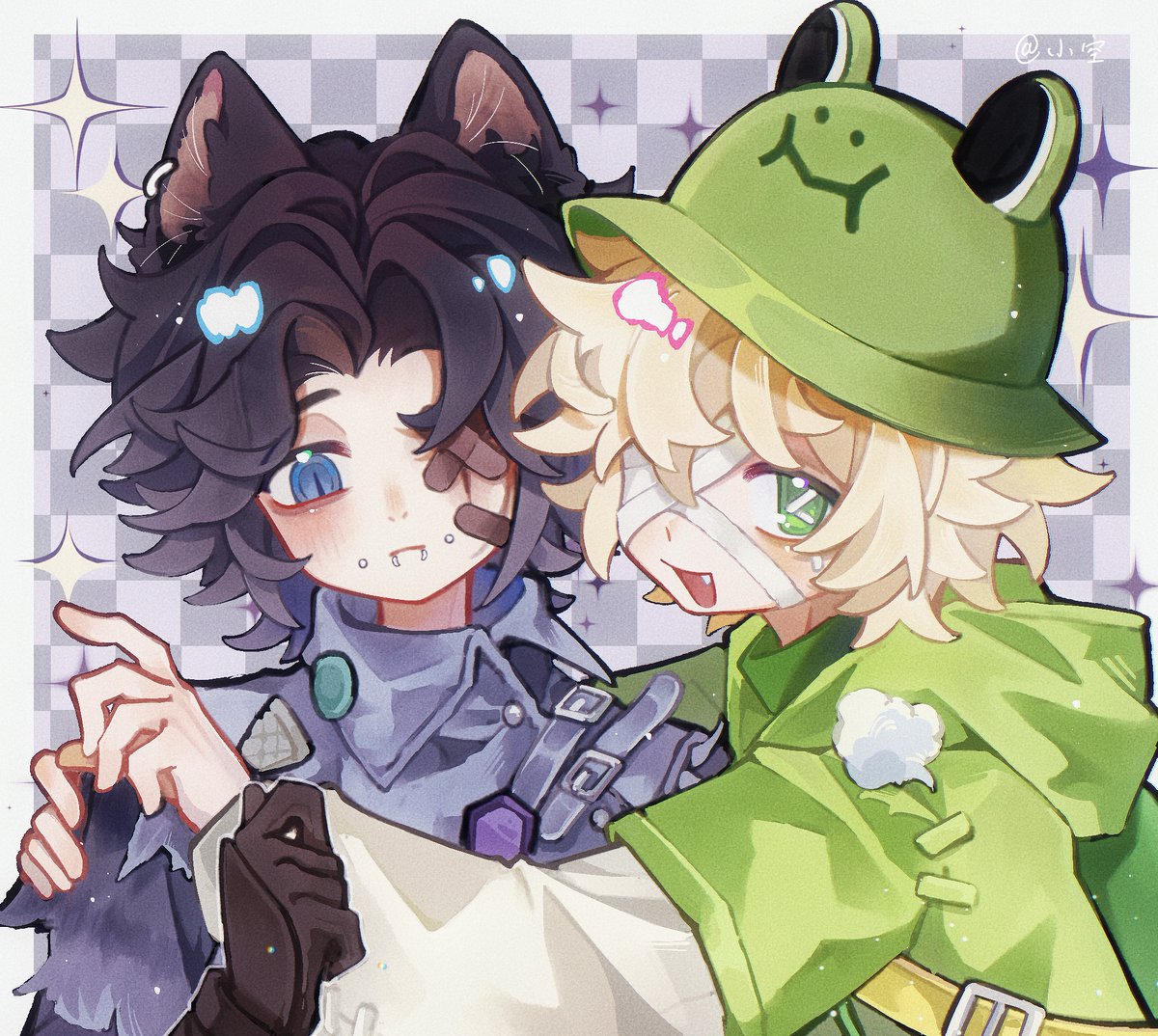 #florimatt
#identityVイラスト
#identityV
🐸❤️🐱🥨