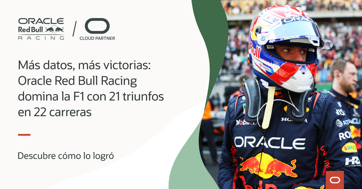alexlopezdba's tweet image. Uno de los equipos más exitosos de la Fórmula 1, Oracle Red Bull Racing, utilizó Oracle Cloud para aumentar en 25% las simulaciones de carrera, agilizar decisiones basadas en datos y elevar el rendimiento. ¿Pensando en transformación digital? #Oracle
social.ora.cl/6011Al6Ib