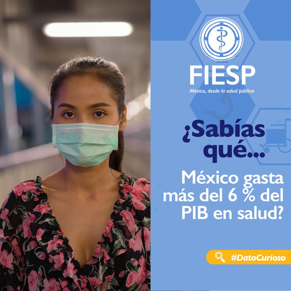 En México, el gasto en salud es 6.08% del PIB. 💵 Invertir en salud es invertir en sociedad: más prevención, equidad y atención de calidad. 🌍 #InversiónEnSalud #FIESP