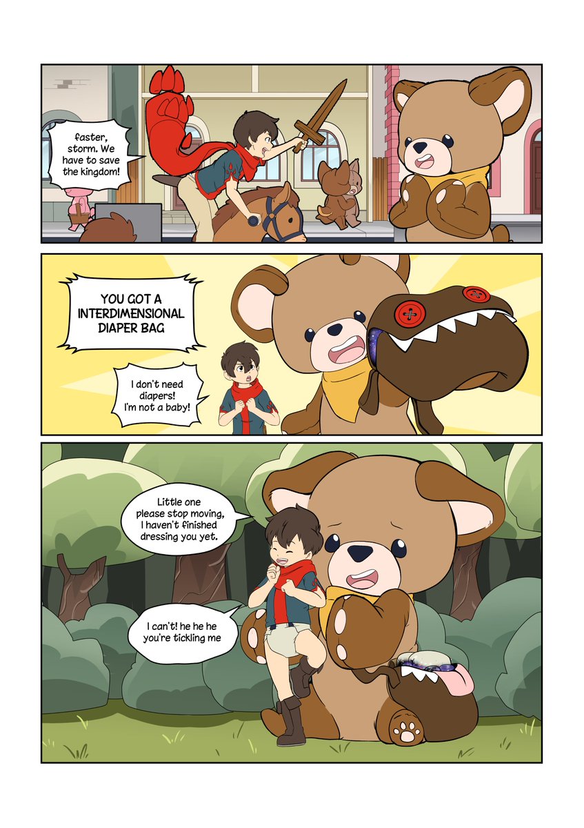 The Origins of the Plush Hero - chapter 2
Page 08/12
The origin story of

x.com/rmmill01

<a href="/rmmill01/">RMMILL01</a>.bsky.social

Sky and Ryan are back at it again; this time they will face new and exciting adventures while learning about the natural world