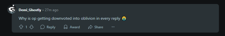 BigBatTheory's tweet photo. Getting annihilated on Reddit. We're so back. https://t.co/vyWhvwKZ5R
