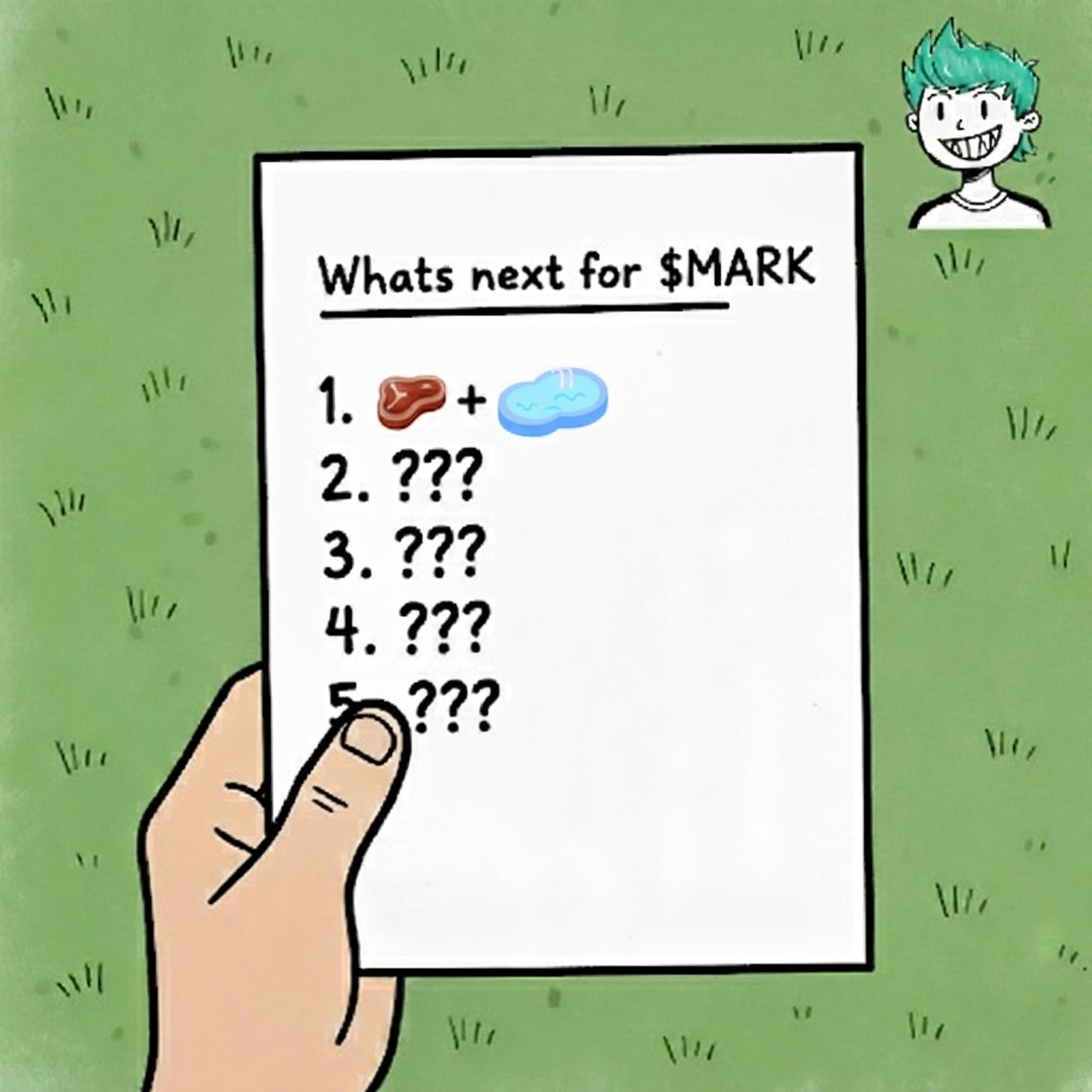 MarkerBoyonKAS's tweet photo. Alright Markers! can you guess what is the first thing on the list 👀👀👀

For latest announcements 
Join TG: https://t.co/2MDOpfwPRH

$MARK it https://t.co/S8fIA5hf7t