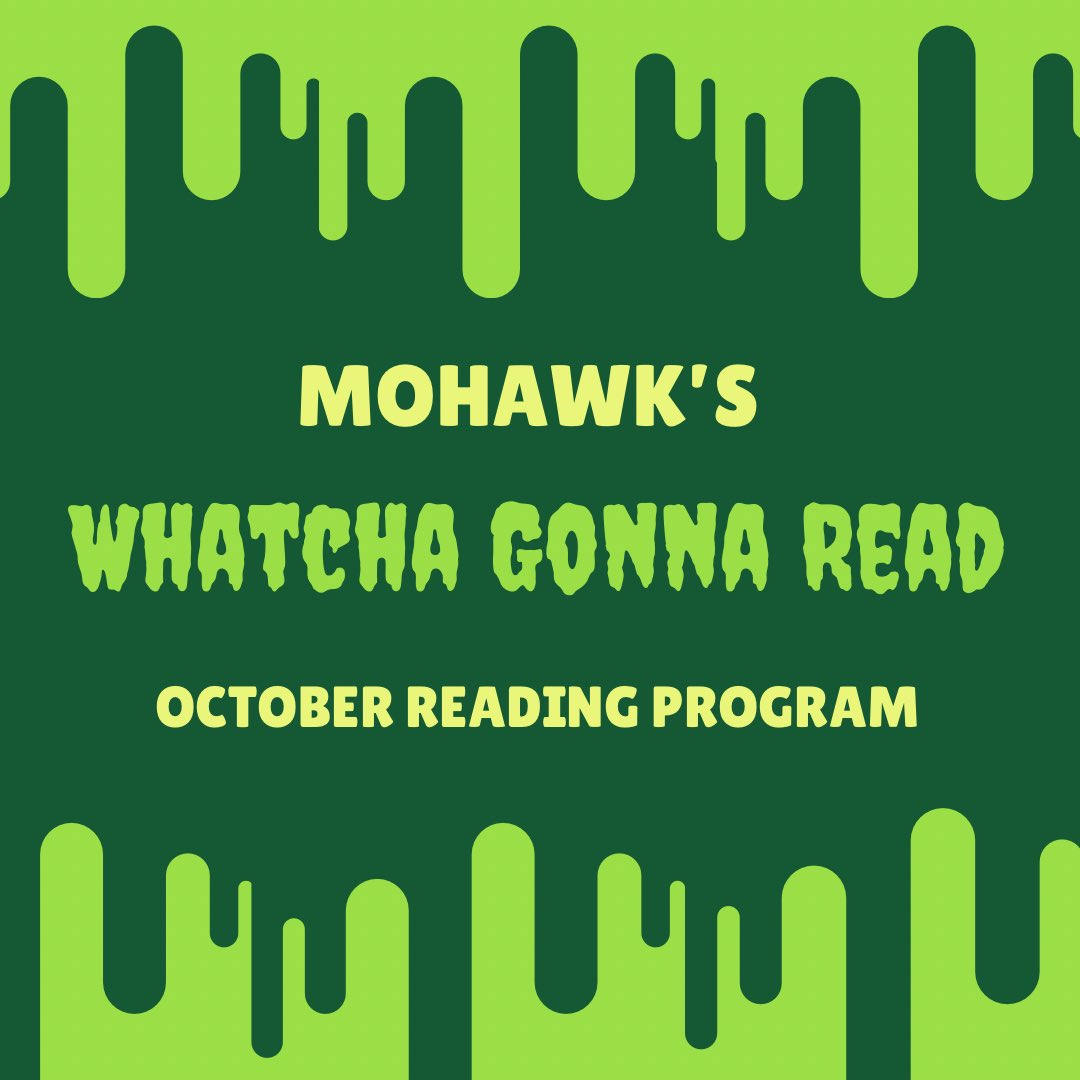 MohawkReads's tweet image. 👻The Whatcha Gonna Read Reading Challenge starts today!!! Start logging those minutes on the week 1 reading log and turn into your child’s teacher on 10/9! Who you gonna call? MOHAWK READERS!#mohawkreads #librariesinrisd #risddreambig