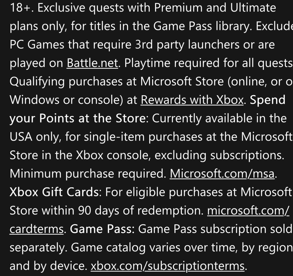 jenapher6's tweet image. So, I’ve seen some posting about #microsoftrewards being stopped at 100k, or if doing quests are supposed to add up to 100k with #XboxGamePassUltimate. From my math the most you can earn with quests, minus the log in because that changes amounts, is around 67.5k. That’s if you do…