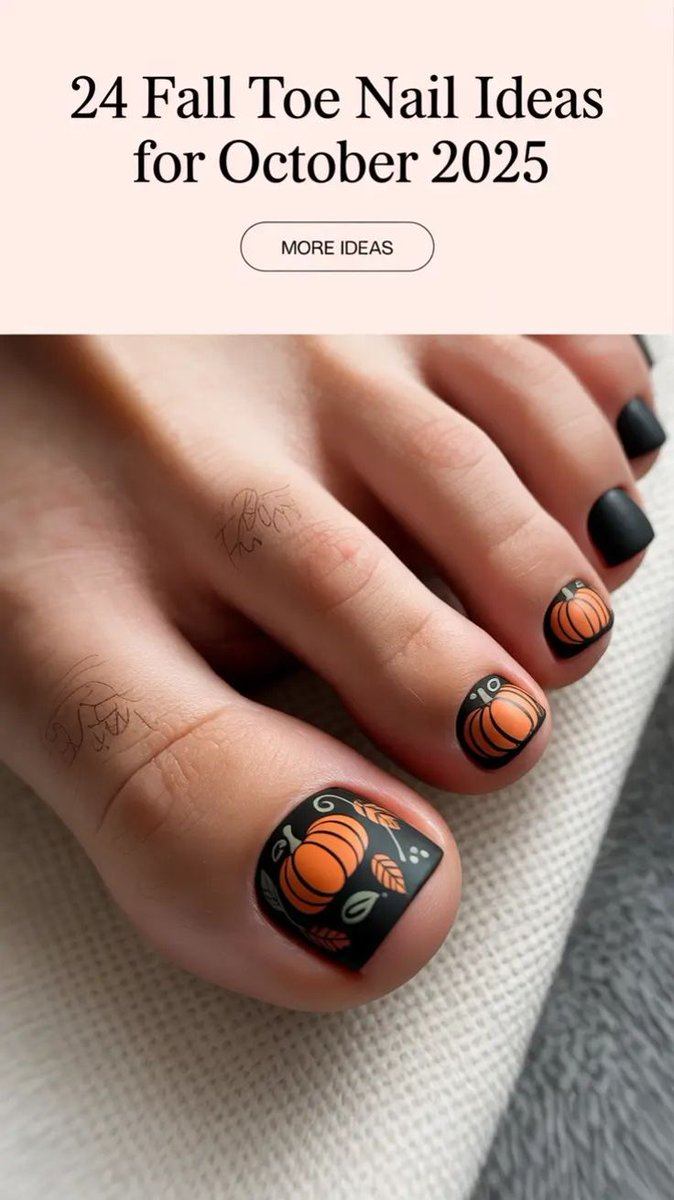 SolesOfIre's tweet photo. My girlie that I usually go to the salon with will be leaving until mid October, but I just found these cute ideas on Pinterest for spooky season... 😔  #notmyfeet https://t.co/u6qM5r6Bon