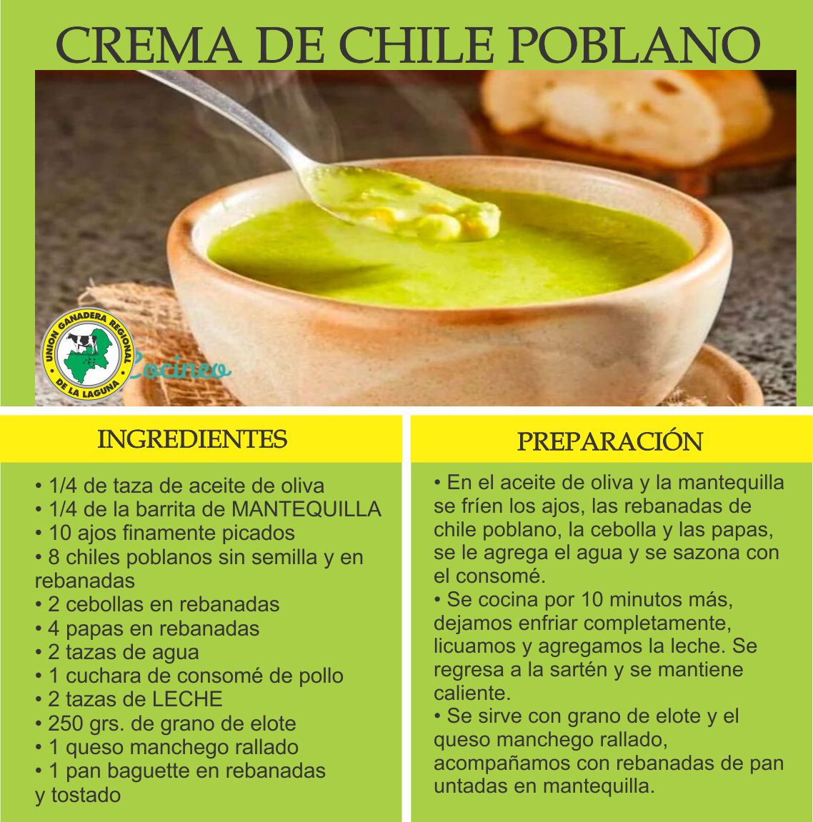 LA RECETA DE HOY...
Deléitate con deliciosos y prácticos platillos que se preparan con los productos derivados de la leche.