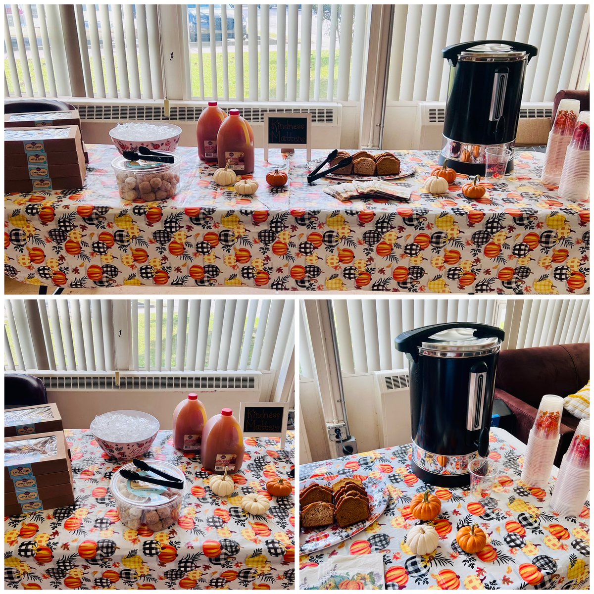 🍂✨ Falling for Fridays! ✨🍂 

There's nothing quite like the sweet taste of autumn! Today the <a href="/CMESCubs/">CMES</a> celebrated the season with a perfect pairing: warm cider and fresh donuts! 🍏🍩 #CubStrong