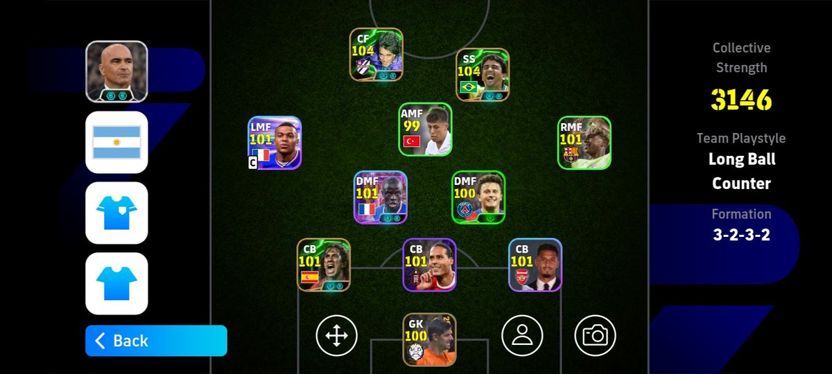 lens_FG's tweet image. Never knew 3 at the back was so good. You just need the right set of instructions and viola you&apos;re good to go.

#eFootball