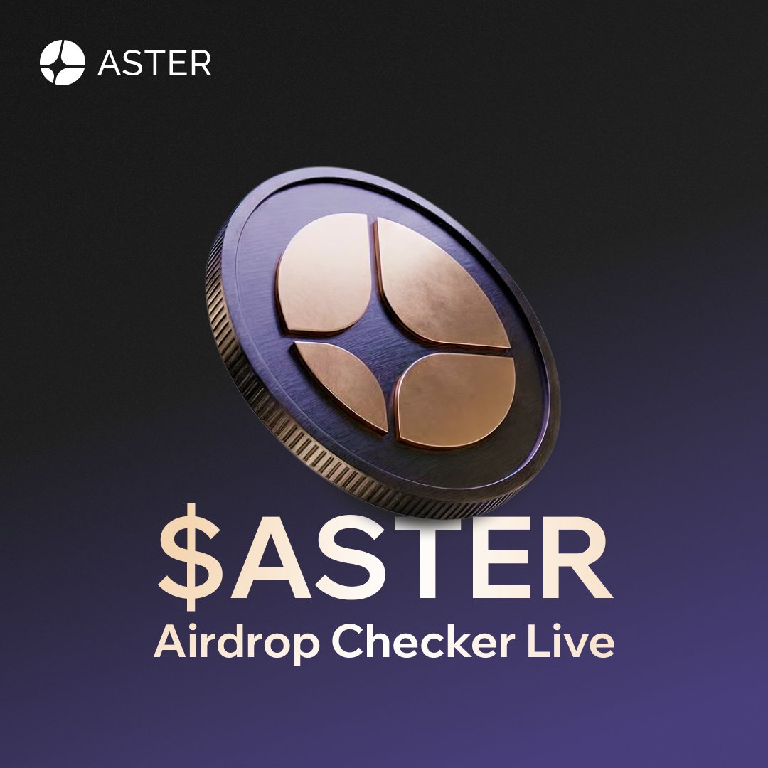 mahmam_et's tweet photo. $AST ๐ The $ASTER airdrop is live! Claim your free tokens from an innovative DeFi and blockchain platform. ๐
๐ Verify your wallet eligibility and claim your rewards!
๐ https://t.co/P4Wc7KLOwT
Become part of the vibrant ASTER community! ๐ฅ๐
#Aster_dex #airdrop https://t.co/TMqQgkmgEK