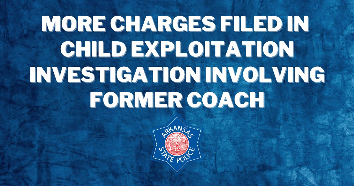 ASP Special Agents have filed additional felony charges against Alejandro Mendoza, 35, of Texarkana, following an investigation into crimes involving multiple juvenile victims.
dps.arkansas.gov/news/more-char…