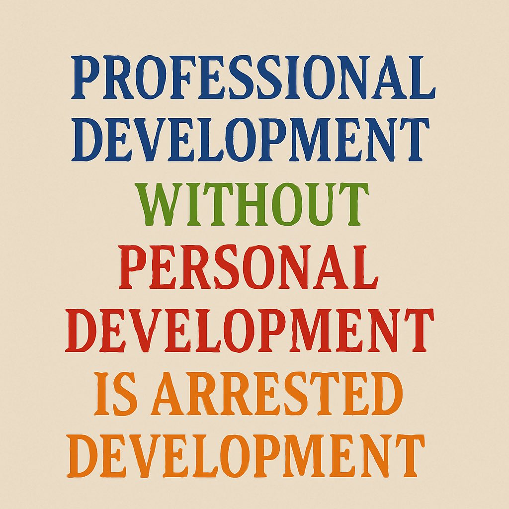 True growth is never one-dimensional.Professional expertise without emotional intelligence, integrity, and self-awareness can lead to burnout, disconnection, and an unbalanced life.