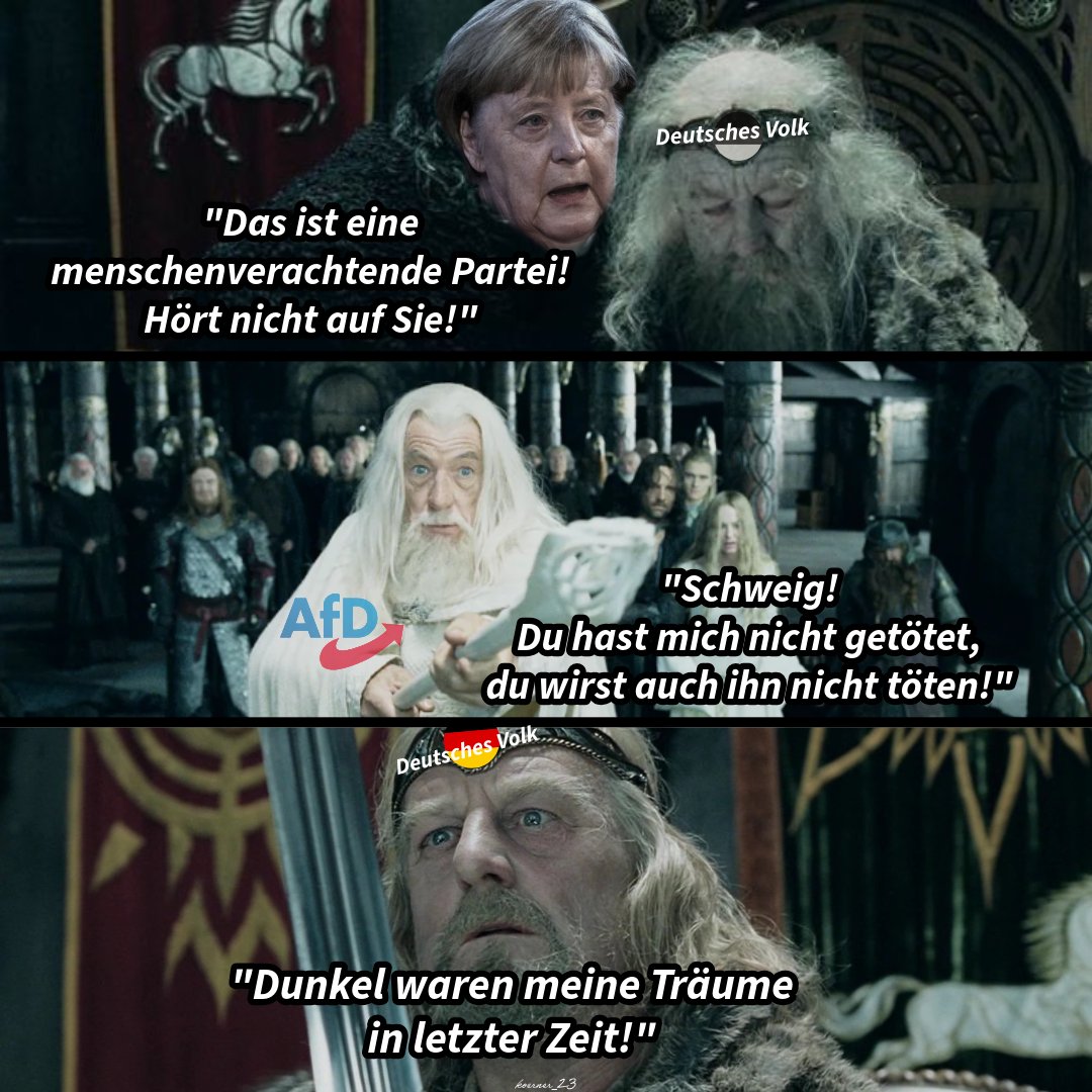Der deutsche Albtraum.