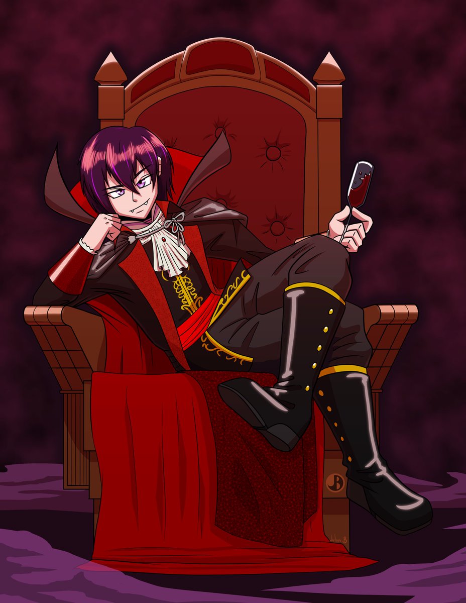 Yoshiro in vampire mode (Dracula) he is really very chic

thank you <a href="/JuliusB8/">Julius-B (Slots FULL)</a> for the commission