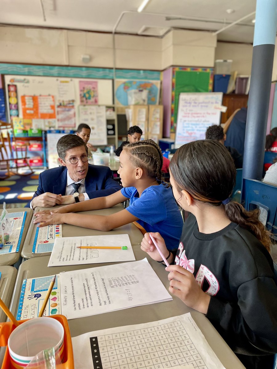 It was great to spend time with the students at Feinstein Elementary School at Sackett Street this afternoon.
