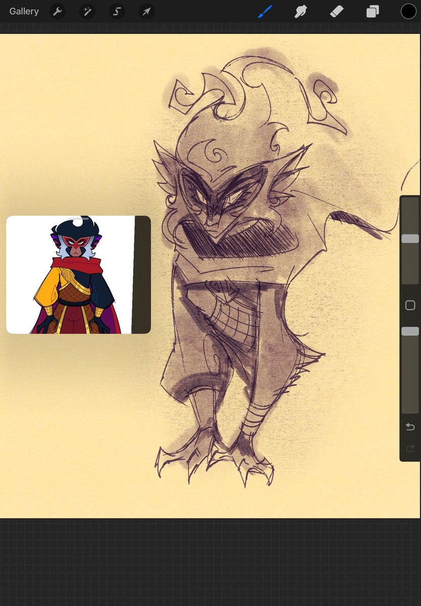 Always playing with Macaque's shapes when I should be focusing on Wukong instead #legomonkiekidfanart