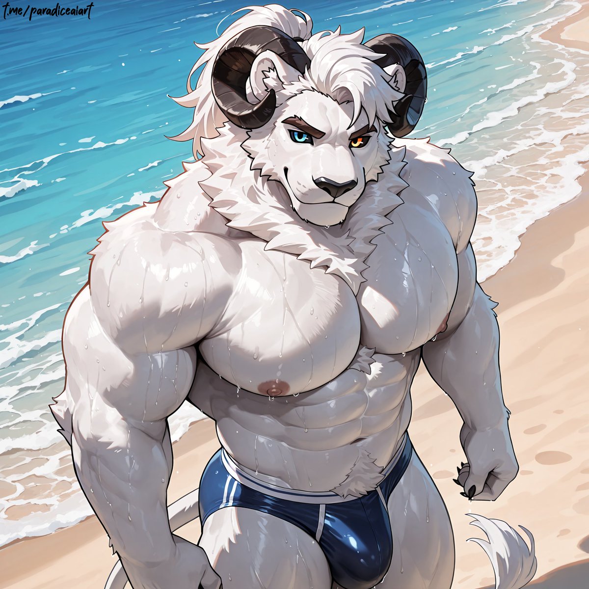 🔥 Get ready for something interesting, but for now, catch Destreza on the beach. 
🎃 Spooky month has started, so wait for the art on this theme.

#AI #AIart #Destreza #beach #SFW