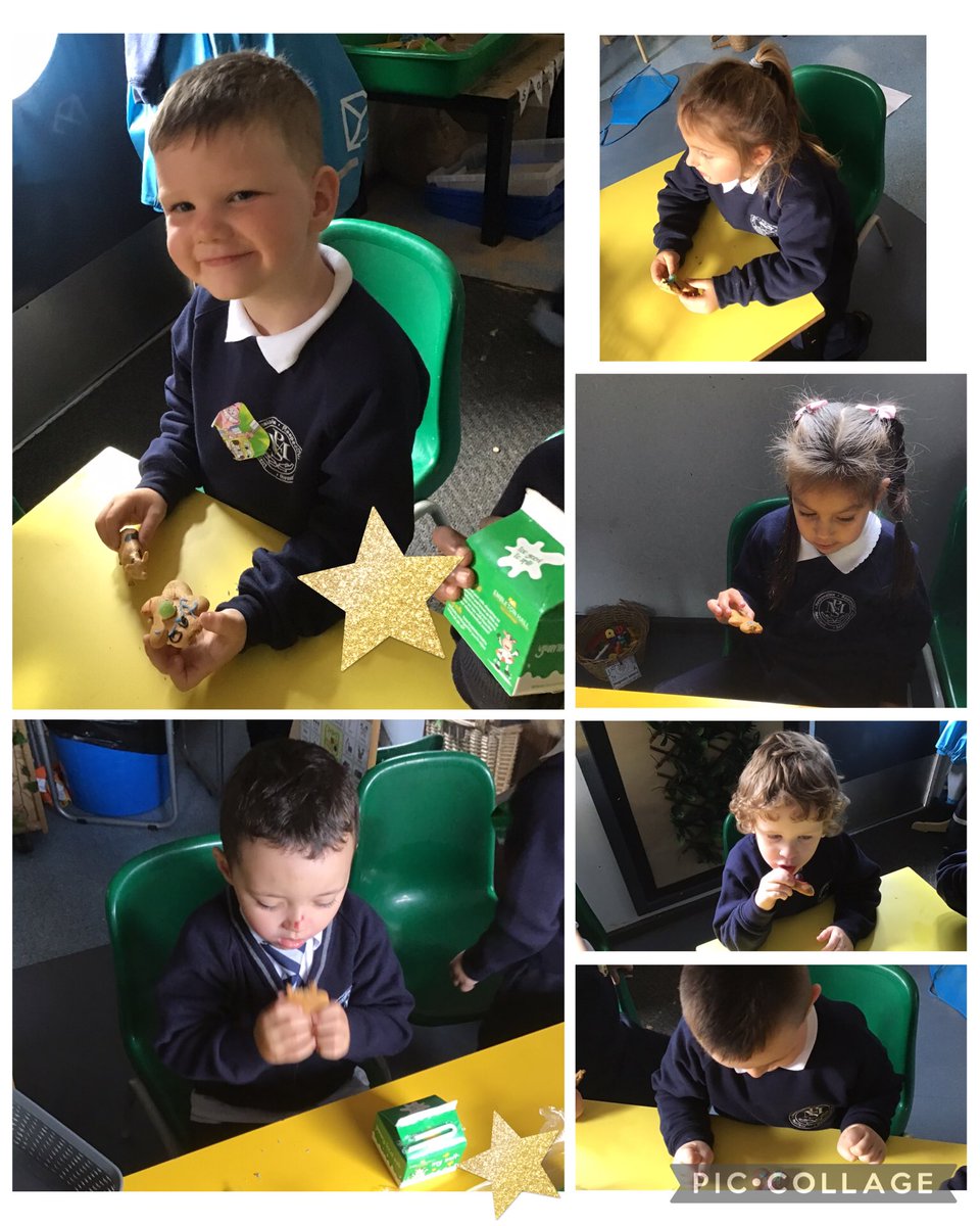 Receptionmonksd's tweet image. As well as being artists, we have also been bakers this week. We made Gingerbread men and decorated them but we had to eat them before they ran away! 
Run, Run as fast as you can, you can’t catch me I’m the Gingerbread Man! 🧑‍🍳👩‍🍳👨‍🍳 #classR1 @MonksdownMakes