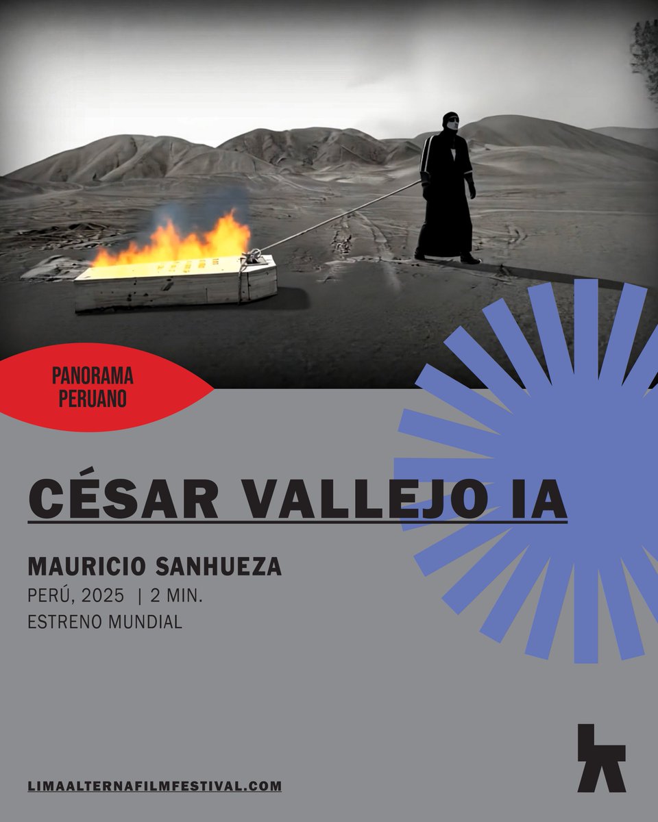 ★ PANORAMA PERUANO ★

-“Contraluz”, de Giuseppe Guerrero (🇵🇪Perú, 2025, 73 min)
-“Aquí”, de Victor Mendoza (🇵🇪Perú, 2025, 2 min)
-“César Vallejo IA”, de Mauricio Sanhueza (🇵🇪Perú, 2025, 2 min)

#6LimaAlterna