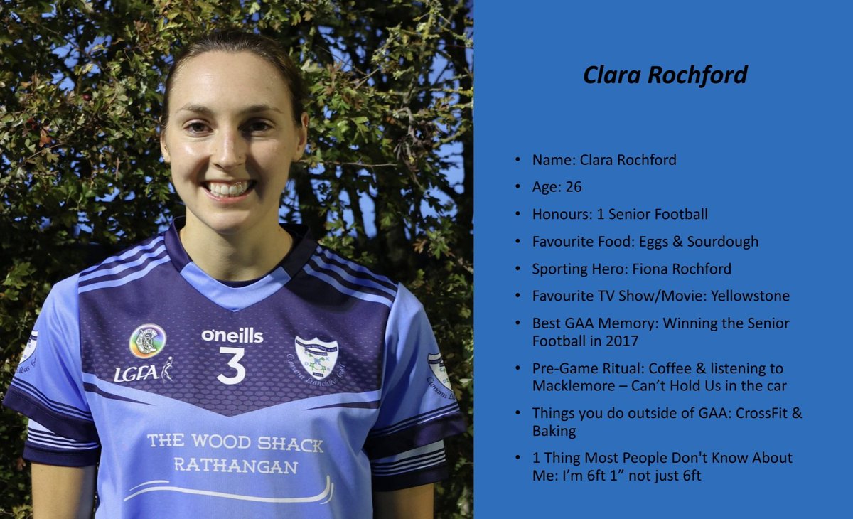 Meet Captain Clara ahead of Sunday's game. 🩵💙