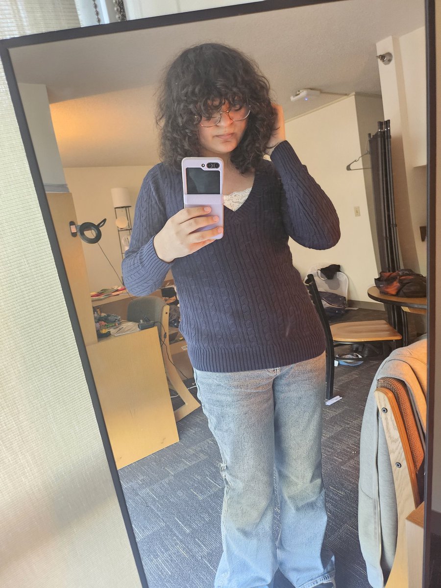 New clothes I bought came in today, so ig I've been feeling a bit better maybe, wish I could actually wear this outside tho :/