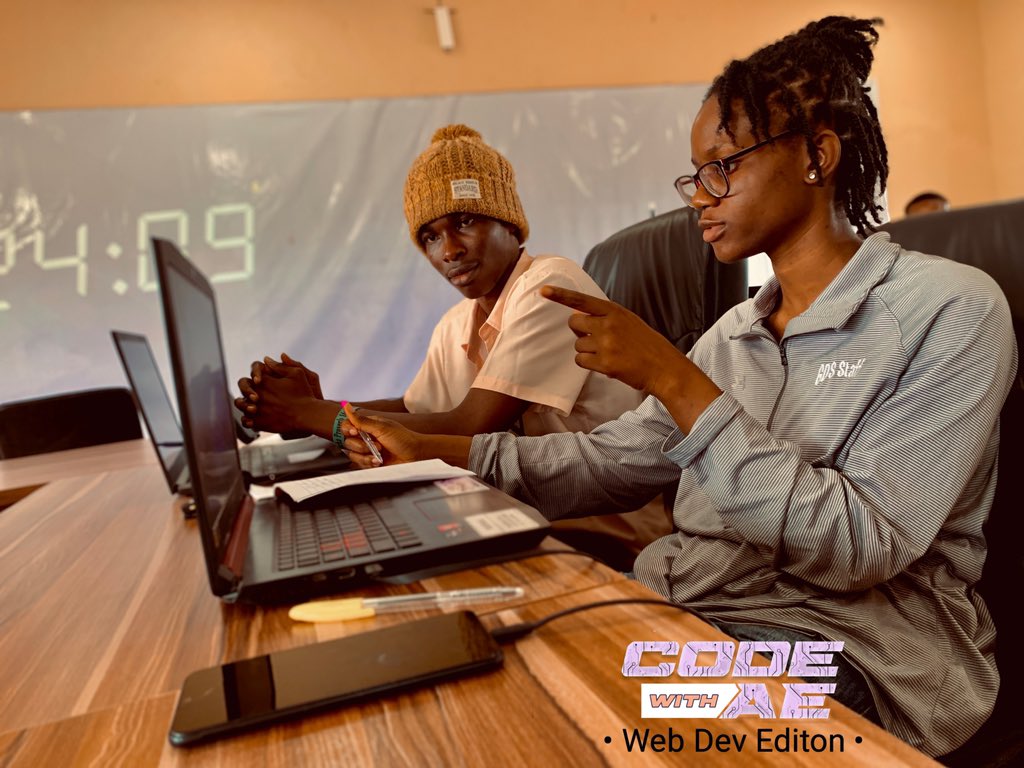 AlgorithmicExp_'s tweet image. Highlights from *Code with AE: Web Dev Edition!* 💻📸
A day of code, creativity & community.
Unforgettable vibes!
#CodeWithAE #WebDevEdition #TechVibes #CodingCommunity #AEHighlights