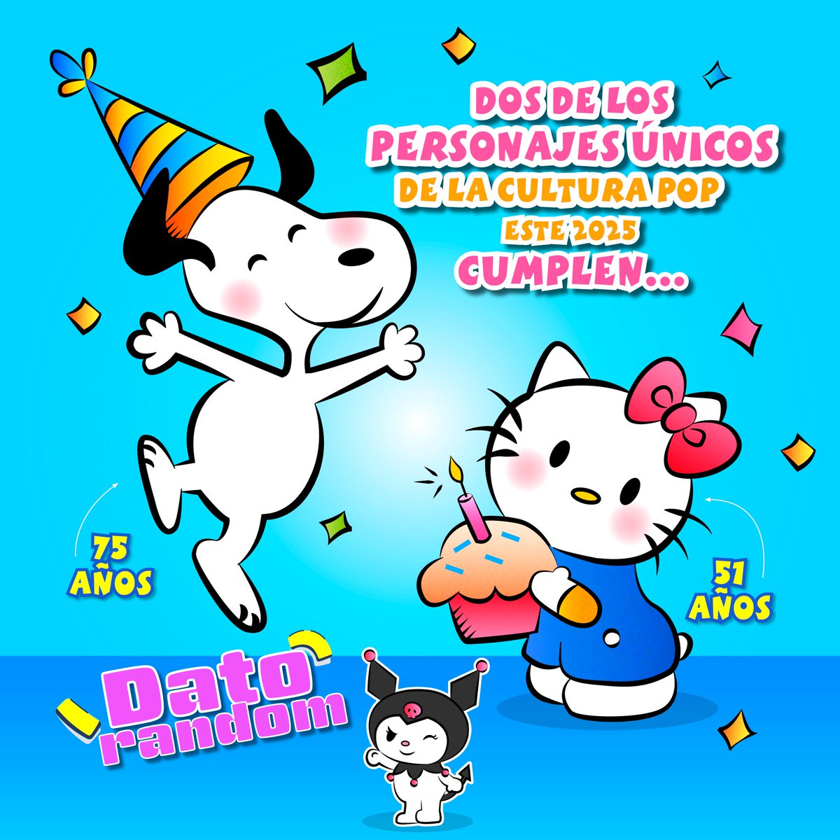 ConecteUAEMex's tweet image. ¡Feliz cumpleaños, Snoopy 🥳🎂!
Este perrito entrañable nació el 4 de octubre de 1950. Lo conocemos gracias al caricaturista Charles M. Schulz, creador de la tira cómica “Peanuts”.
#DatoRandom
#felizcumpleaños
#Feliz75aniversarioSnoopy
@SIC_UAEMex