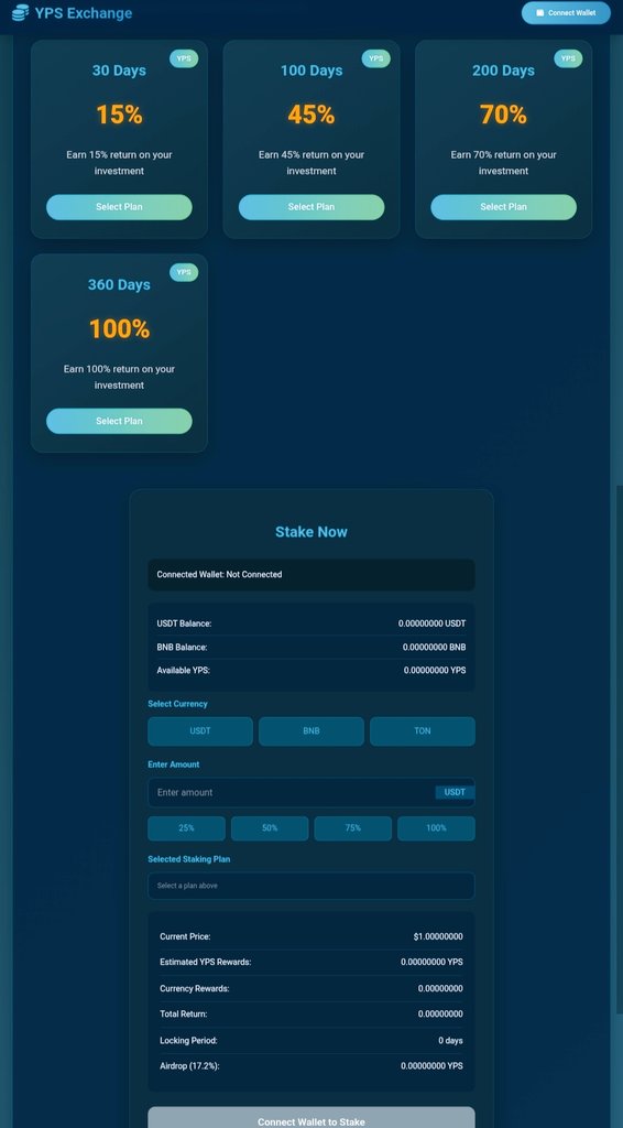 YPSCoin's tweet image. #YPS #BNB #TON
💱By staking people in BNB TON USDT
💱 I am going to give benefits of 15% 45% 70% 100% along with YPS in the form of free airdrop
👁️🗨️YPS lunching 🔜