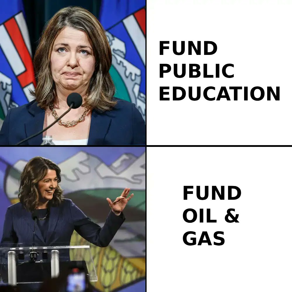 ABDanielSmith's tweet photo. As premier, I am often forced to make some really difficult decisions. Decisions that will affect people for generations. Decisions that affect me, my party, my friends, and our pocketbooks.

I stand by my decisions.

#abpoli #ableg #abteachers #abstrike #yeg #yyc https://t.co/FZogspF5V4