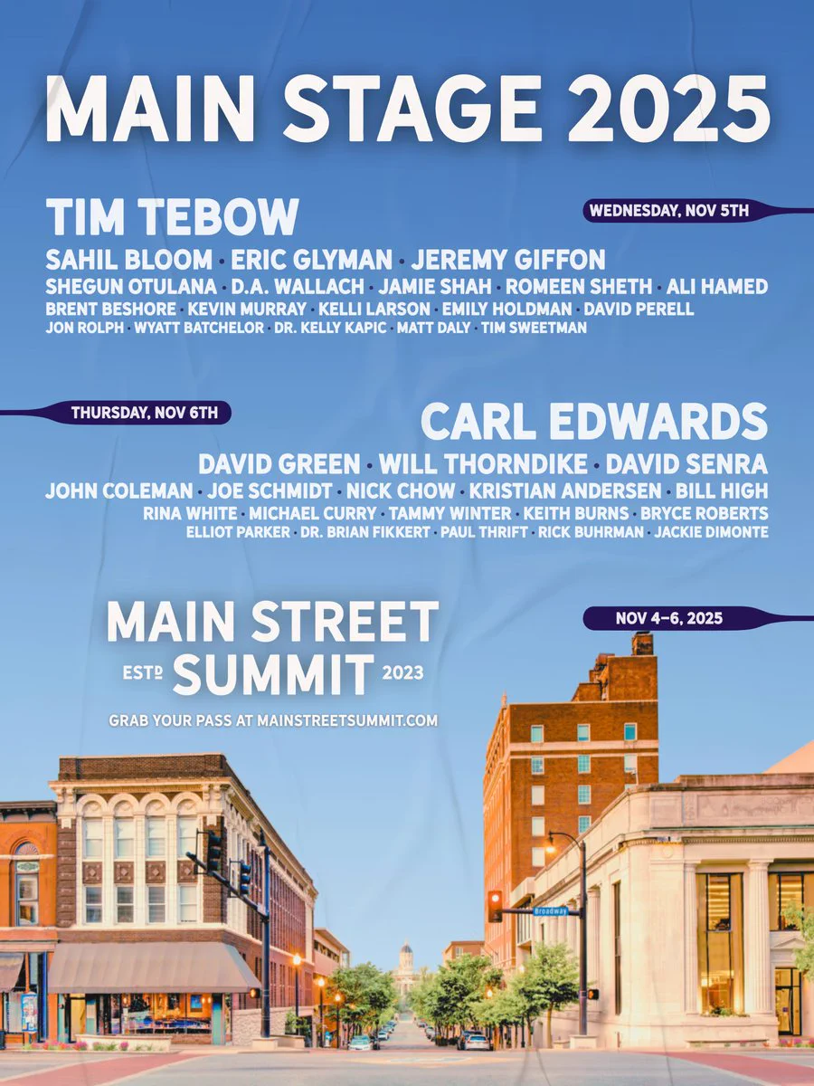 Main Stage Speakers - Main Street Summit 2025