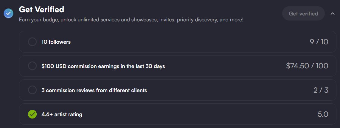 Hello guys~ i only need one more commission for get my Verified on #vgen ~
if any are interested i leave my link vgen.co/FluffyyBat